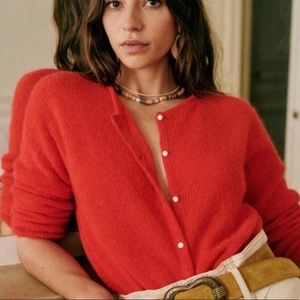 Sezane Gaspard Jumper in Red